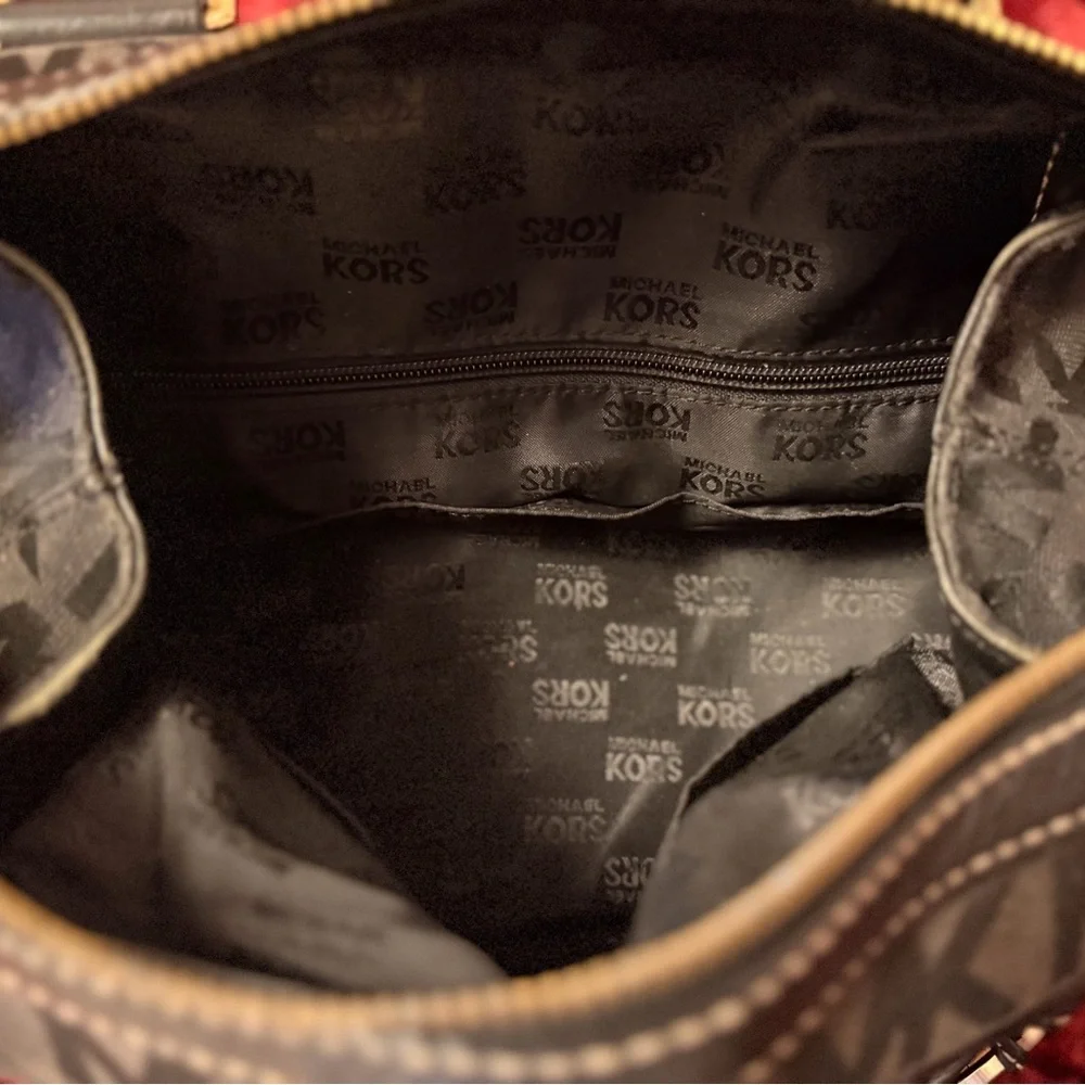Michael Kors Black Tote with Gold Hardware